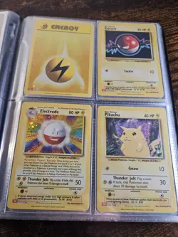 Pokemon Collection Binder Vintage Holos Rares WoTC Base Set Etc 108 cards. - Image 4