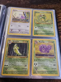 Pokemon Collection Binder Vintage Holos Rares WoTC Base Set Etc 108 cards. - Image 5