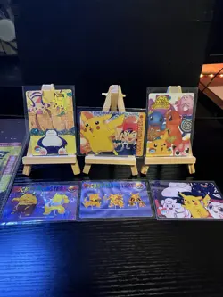Pokemon Japanese Vending Prism Lot of 6 Holo Cards Vintage - Image 1