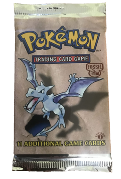 PREOWNED MYSTERY POKEMON PACK: Fossil (10 Cards Per Pack) - Image 1