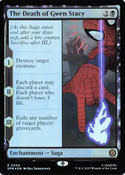 The Death of Gwen Stacy (54), SPM, R, Foil - Image 1