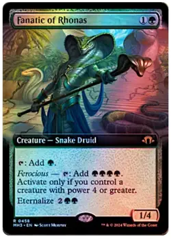 Fanatic of Rhonas (Extended Art) Modern Horizons 3 Foil - NM/M - Image 1