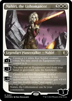 1x - Nahiri, the Lithomancer - ETCHED FOIL #467 - Commander Masters - NM MTG - Image 1