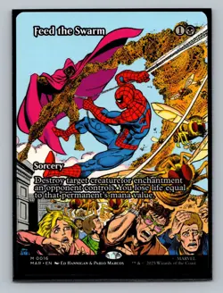2025 MTG Marvel Spider-Man Feed the Swarm (Borderless) 0016 (M) MAR - Image 1