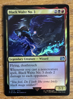 MTG Final Fantasy, Black Waltz No. 3 - Foil - Image 1