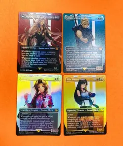 [FOIL] Final Fantasy VII 英傑集結 - Sephiroth Cloud Tifa Aerith MTG ENG Set NM - Image 1