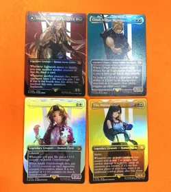 [FOIL] Final Fantasy VII 英傑集結 - Sephiroth Cloud Tifa Aerith MTG ENG Set NM - Image 3