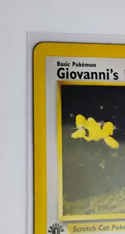 Giovanni's Meowth 43/132 Gym Challenge 1st Edition Non-Holo Pokemon Card NM - Image 3