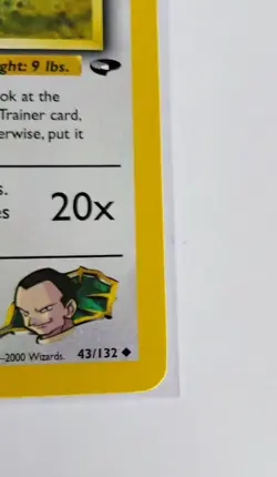 Giovanni's Meowth 43/132 Gym Challenge 1st Edition Non-Holo Pokemon Card NM - Image 5