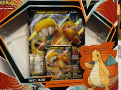POKEMON -DRAGONITE V SWSH154 + DRAGONITE V SWSH154 +JUMBO PROMO Mai Toccate New - Image 4