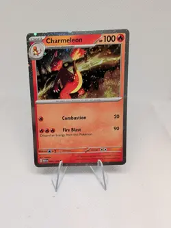 Pokemon TCG Charmeleon Scarlet & Violet Promo Cosmos Holo-151 005/165 - Image 1