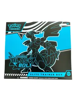 Pokemon Black Bolt ETB Box Open- NO PACKS- Sealed Promo & Accessories included - Image 2