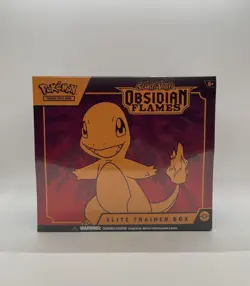 Pokemon TCG Scarlet & Violet Obsidian Flames Factory Sealed Elite Trainer Box - Image 1