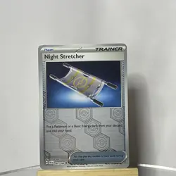 Pokemon TCG Shrouded Fable Night Stretcher Trainer #61 Reverse Holo NM Condition - Image 1