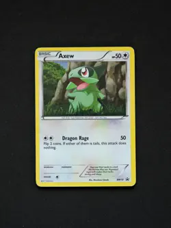 Pokemon TCG Axew Black and White Promo BW10 Promo Holo LP - Image 1