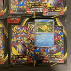 Pokemon TCG Mega Evolution 3-Pack Blister Psyduck & Golduck SET OF 4 SEALED - Image 5