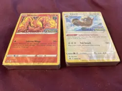 Pokemon Brilliant Stars Build and Battle Moltres & Bibarel Loose Decks SEALED - Image 2