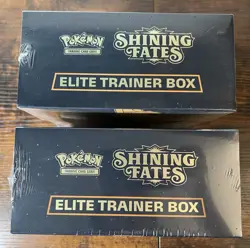 LOT OF FOUR (4) SEALED Pokemon Shining Fates Elite Trainer Boxes - Image 3