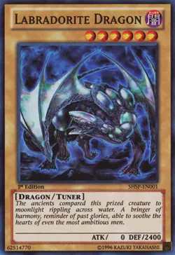 1x (LP) Labradorite Dragon - SHSP-EN001 - Super Rare - Unlimited Edition YuGiOh - Image 1