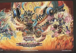 Fire Kings Structure Deck Playmat SR14 Release Event Promo Play Mat Yugioh - Image 3