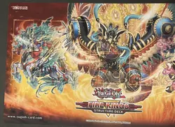 Fire Kings Structure Deck Playmat SR14 Release Event Promo Play Mat Yugioh - Image 4