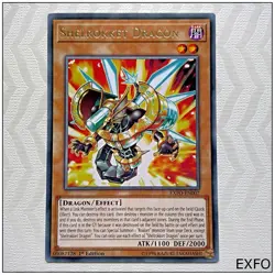 Shelrokket Dragon - EXFO-EN007 - Rare 1st Edition Yugioh - Image 1