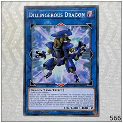 Dillingerous Dragon - DANE-EN041 - Common 1st Edition Yugioh - Image 1