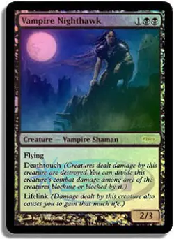 Vampire Nighthawk (WPN) FOIL Promo PLD Creature Special MAGIC MTG CARD ABUGames - Image 1
