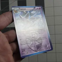Espeon Miscut Error Misaligned Plasma Freeze Pokemon Card 48/116 - Image 3