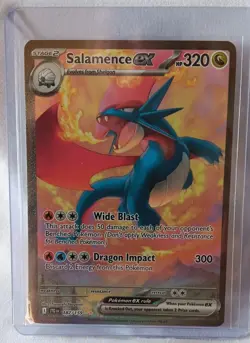 Pokemon Salamence Ex 187/159 Sv09: Journey Together Special Illustration NM Card - Image 2