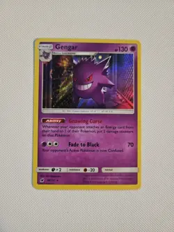 Pokemon Card Gengar 38/111 Crimson Invasion Rare Holo Near Mint - Image 1