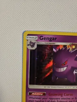 Pokemon Card Gengar 38/111 Crimson Invasion Rare Holo Near Mint - Image 2