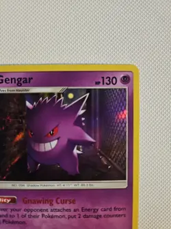 Pokemon Card Gengar 38/111 Crimson Invasion Rare Holo Near Mint - Image 3
