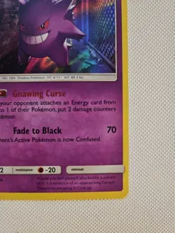 Pokemon Card Gengar 38/111 Crimson Invasion Rare Holo Near Mint - Image 4