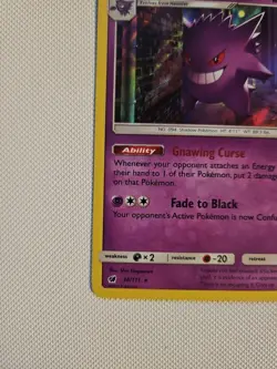 Pokemon Card Gengar 38/111 Crimson Invasion Rare Holo Near Mint - Image 5