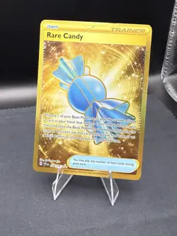 Pokemon TCG Rare Candy Gold Hyper Rare Card 256/198 Scarlet & Violet Base Set - Image 1