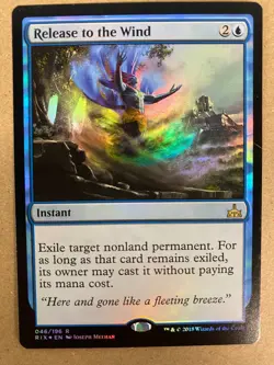 MTG 1x FOIL Release to the Wind Rivals of Ixalan Magic the Gathering Card x1 NM - Image 1