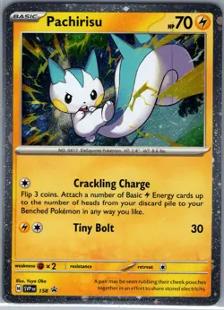 Pachirisu - SVP 158 SV: Scarlet & Violet Promo Cards - Pokemon Card - NM - Image 1