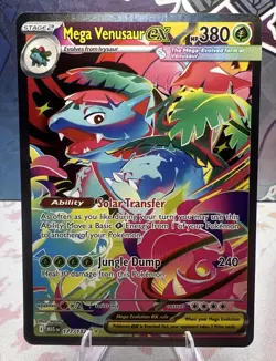 Mega Venusaur EX SIR 177/132 Mega Evolution English Pokemon TCG Near Mint Card - Image 1
