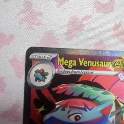Mega Venusaur EX SIR 177/132 Mega Evolution English Pokemon TCG Near Mint Card - Image 3