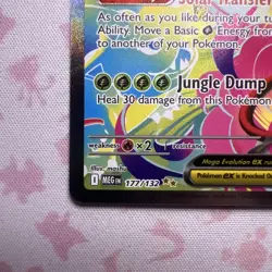 Mega Venusaur EX SIR 177/132 Mega Evolution English Pokemon TCG Near Mint Card - Image 4