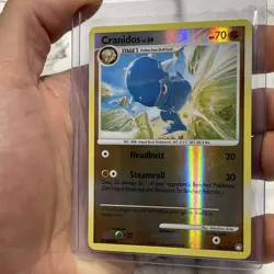 Pokemon Cranidos 43/123 Pokemon Card Mysterious Treasures Uncommon LP 2007 TCG - Image 2
