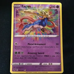 Pokemon SWSH Vivid Voltage Set Holo- Jirachi, Raikou, Zacian 3 Card Lot - Image 3