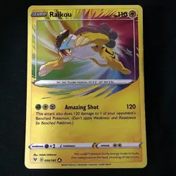 Pokemon SWSH Vivid Voltage Set Holo- Jirachi, Raikou, Zacian 3 Card Lot - Image 4