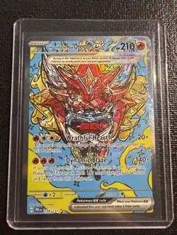 Hearthflame Mask Ogerpon EX Prismatic Evolutions Holo Pokemon TCG Card 148/131 - Image 1