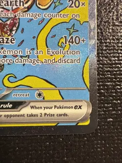 Hearthflame Mask Ogerpon EX Prismatic Evolutions Holo Pokemon TCG Card 148/131 - Image 5