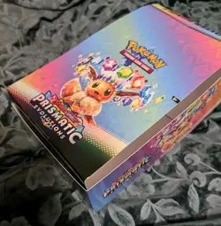 Prismatic Evolutions Booster Bundle Box EMPTY NO CARDS,SLIGHTLY DAMAGED SEE PIC - Image 1
