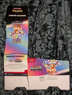 Prismatic Evolutions Booster Bundle Box EMPTY NO CARDS,SLIGHTLY DAMAGED SEE PIC - Image 2