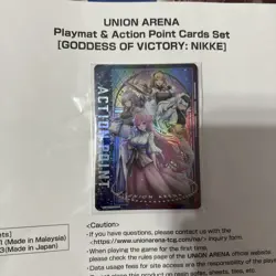 Union Arena Playmat & Action Point Cards Goddess Of Victory: Nikke Bandai Fest - Image 2