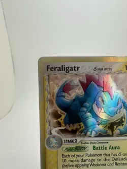 Pokemon Card Feraligatr EX Delta Species Holo Rare 2/101 Moderately Played/ HP - Image 2